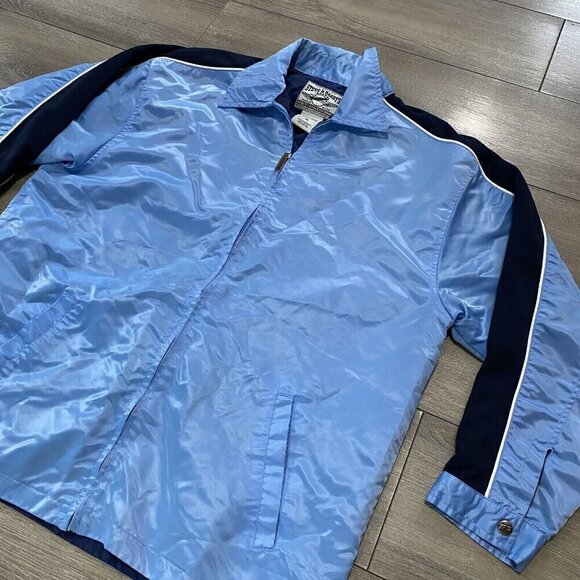 Steve & Barry's Nylon Jacket Sixe XL Full Zip Blue - Picture 3 of 6